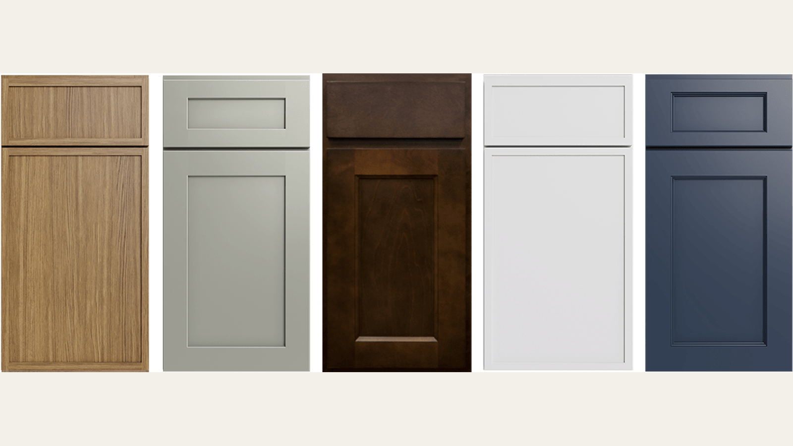 Cabinet door and finish comparison