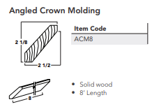 Angled Crown Molding