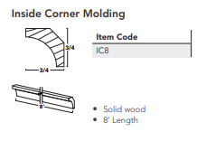 Inside Corner Molding