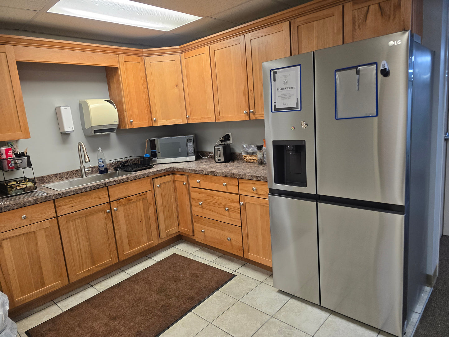 LG 23 cu. ft. Side-by-Side Counter-Depth Refrigerator with Smooth Touch Dispenser