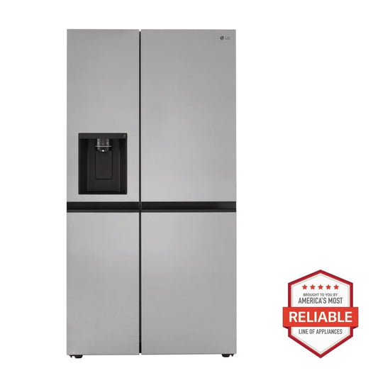 LG 23 cu. ft. Side-by-Side Counter-Depth Refrigerator with Smooth Touch Dispenser
