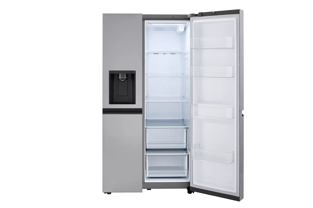 LG 23 cu. ft. Side-by-Side Counter-Depth Refrigerator with Smooth Touch Dispenser