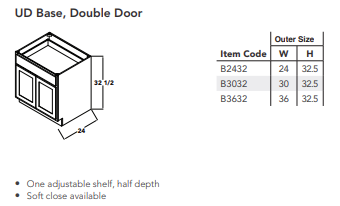 UD Base, Double Door