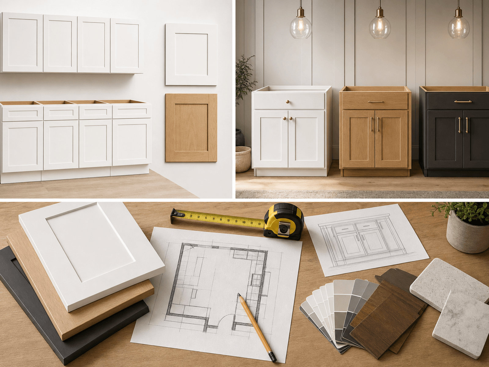 Cabinet planning checklist and sample layout
